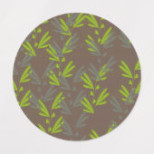 leaf ラベル (デザイン1)