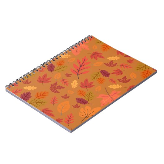 Leaf Collage Notebook – Nature Inspired Journal ノートブック (左側)