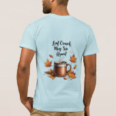 Leaf Crunch, Mug Sip, Repeat - 秋の気配 Tシャツ (裏面)
