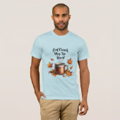 Leaf Crunch, Mug Sip, Repeat - 秋の気配 Tシャツ (正面フル)