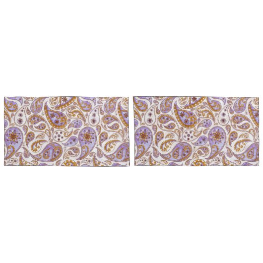 Leaf Decorative Pillowcases – Warm Autumn Bedding 枕カバー (裏面-セット)