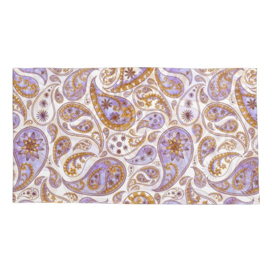 Leaf Decorative Pillowcases – Warm Autumn Bedding 枕カバー (裏面-左)