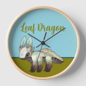 Leaf Dragon 壁時計 (正面)