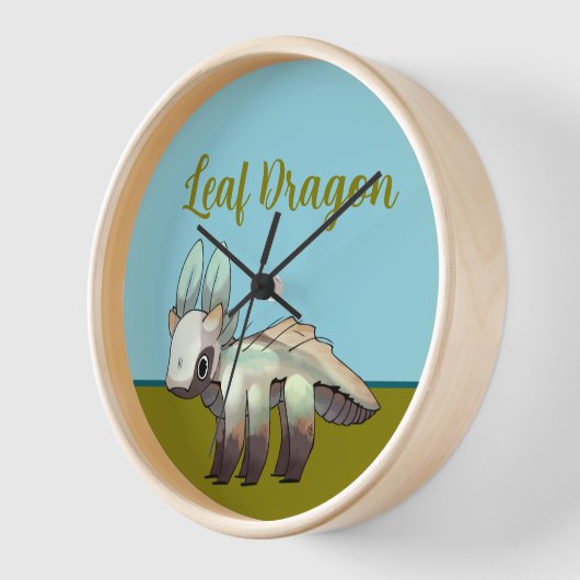 Leaf Dragon 壁時計 (傾斜)