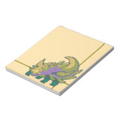 Leaf Dragon Pixel art ノートパッド (回転)