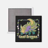 Leaf Dragon, pixel art マグネット (正面/裏面)