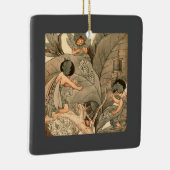 Leaf Faeries Mending Leaves セラミックオーナメント (右)