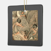 Leaf Faeries Mending Leaves セラミックオーナメント (左)