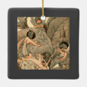 Leaf Faeries Mending Leaves セラミックオーナメント (裏面)