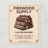 Leaf & Firewood Supply チラシ (正面)