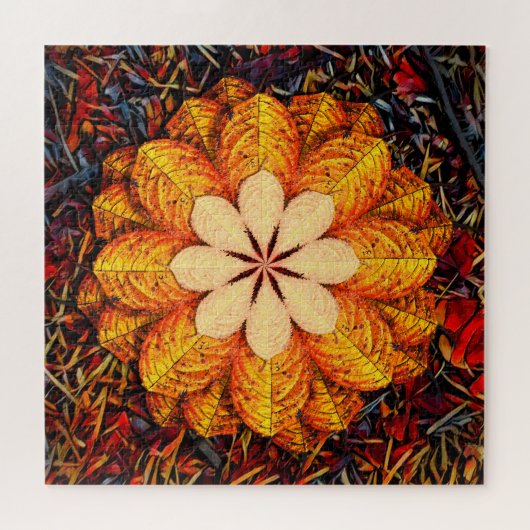 Leaf Flower ジグソーパズル (横)