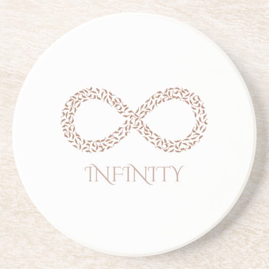 Leaf Infinity Symbol Wall Hanging コースター (正面)