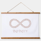 Leaf Infinity Symbol Wall Hanging 吊り下げ型タペストリー (正面)