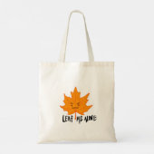 Leaf Me単独トートバおもしろいッグ トートバッグ (裏面)