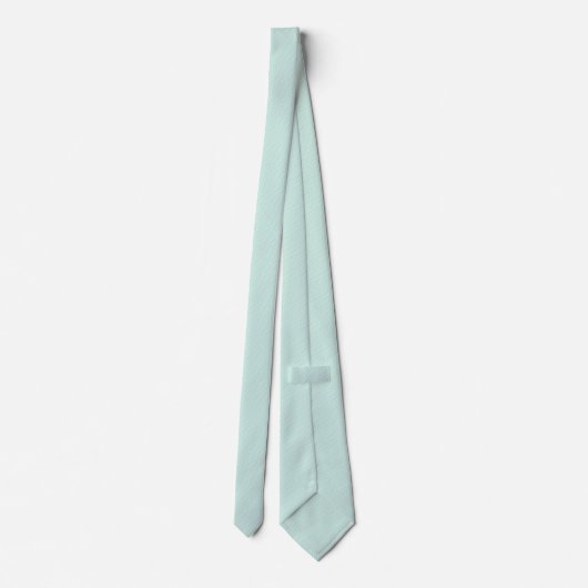 LEAF – Mint Green Elegant Wedding Tie ネクタイ (裏面)