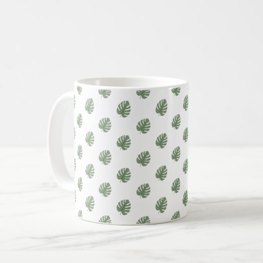 leaf mug コーヒーマグカップ (正面左)