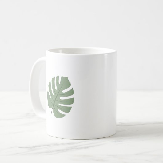 Leaf mug コーヒーマグカップ (正面左)