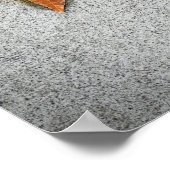 Leaf on Sidewalk ポスター (角)