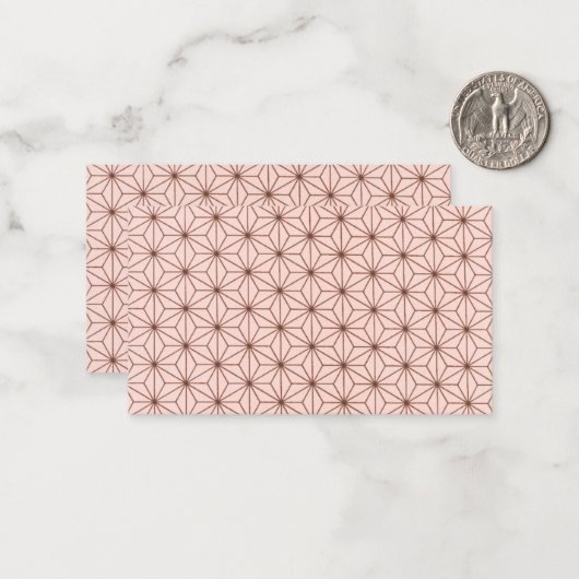 leaf pattern ノートカード (正面/裏面インサイチュ)