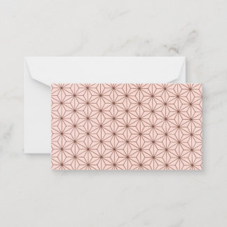 leaf pattern ノートカード