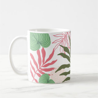 Leaf pattern mug コーヒーマグカップ