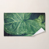 Leaf Print ハンドタオル (ハンドタオル)