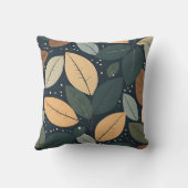 Leaf print cushion クッション (裏面)