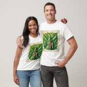 Leaf Rolling Grasshopper 170724IREF201 - Watercolo Tシャツ (ユニセックス)