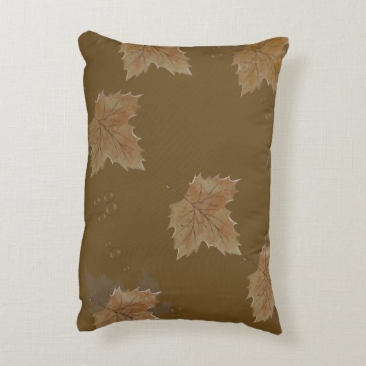 Leaf Whisper Pillow アクセントクッション (裏面(縦))