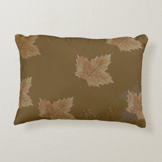 Leaf Whisper Pillow アクセントクッション (裏面)