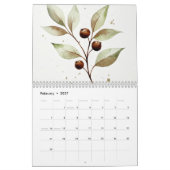 Leafs Calendar カレンダー (2月 2027)