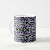 Leafy Creeping Vine Drawing Pattern With Pastels コーヒーマグカップ (正面左)