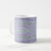 Leafy Creeping Vine Drawing Pattern With Pastels コーヒーマグカップ (正面左)