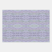 Leafy Creeping Vine Drawing Pattern With Pastels ラッピングペーパーシート (正面3)