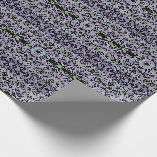 Leafy Creeping Vine Drawing Pattern With Pastels ラッピングペーパー (角)