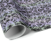 Leafy Creeping Vine Drawing Pattern With Pastels ラッピングペーパー (ロールコーナー)