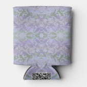 Leafy Creeping Vine Drawing Pattern With Pastels 缶クーラー (正面)