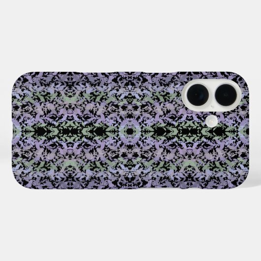 Leafy Creeping Vine Drawing Pattern With Pastels Case-Mate iPhoneケース (裏面 (横))