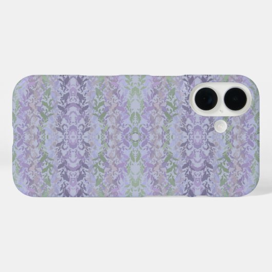 Leafy Creeping Vine Drawing Pattern With Pastels Case-Mate iPhoneケース (裏面 (横))