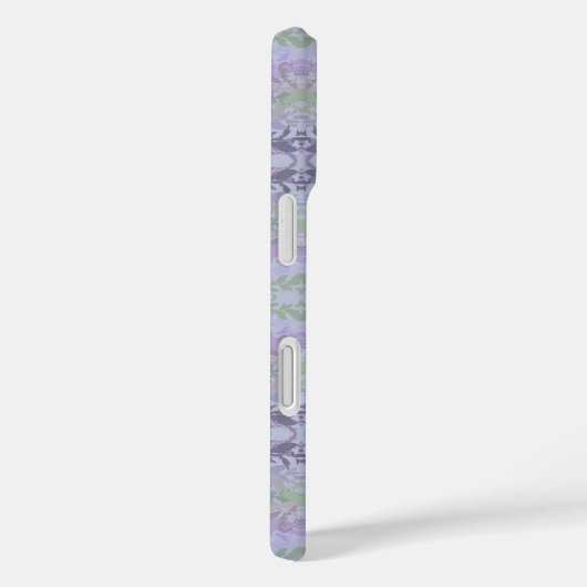 Leafy Creeping Vine Drawing Pattern With Pastels Case-Mate iPhoneケース (裏面 / 右)