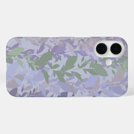 Leafy Creeping Vine Drawing Pattern With Pastels Case-Mate iPhoneケース (裏面 (横))