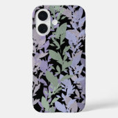 Leafy Creeping Vine Drawing Pattern With Pastels Case-Mate iPhoneケース (裏面)