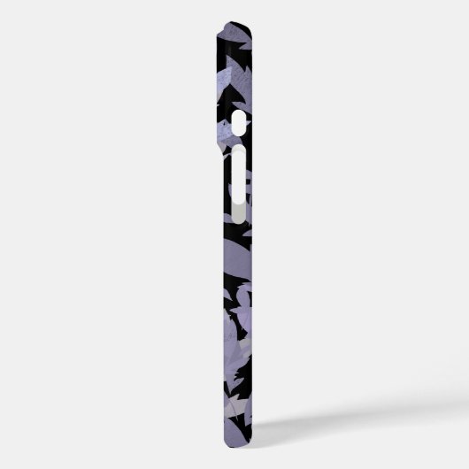 Leafy Creeping Vine Drawing Pattern With Pastels Case-Mate iPhoneケース (裏面 / 左)