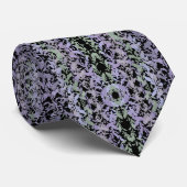 Leafy Creeping Vine Soft Pastel Drawing Pattern  ネクタイ (ロール)