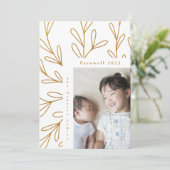 Leafy Frameフェイク金ゴールドPhoto Farewell 2023 シーズンカード (スタンド正面)