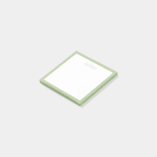 Leafy Green Post-It Notes ポストイット (アングル)