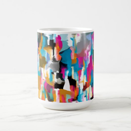 Leafy Pink  コーヒーマグカップ (中央)