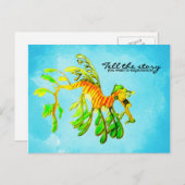 Leafy Sea Dragon – お望みのストーリーを伝える ポストカード (正面/裏面)
