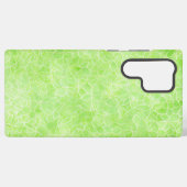 Leafy Watercolor - Serene Green Pattern Phone Case Samsung Galaxyケース (裏面横)