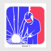 League 専攻の Welder Sticker – 理想的な溶接ギフト シール (シート)